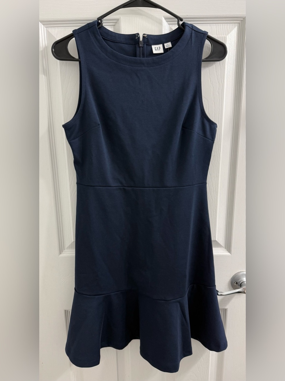 GAP Navy Sleeveless Fit-and-Flare Dress